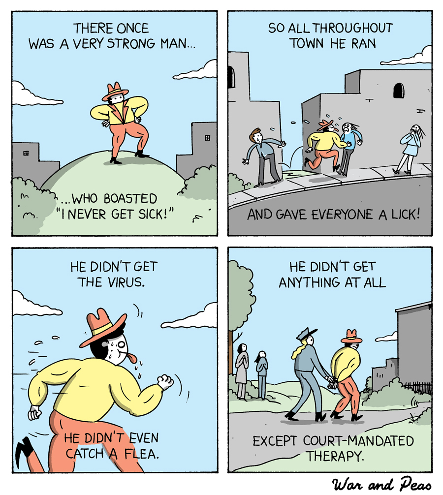 War and Peas – Strong Man – Jonathan Kunz and Elizabeth Pich