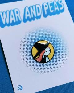 War and Peas - Slutty Witch Pin