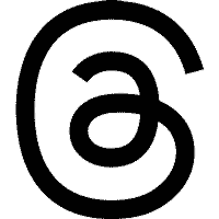 Threads Logo Black PNG