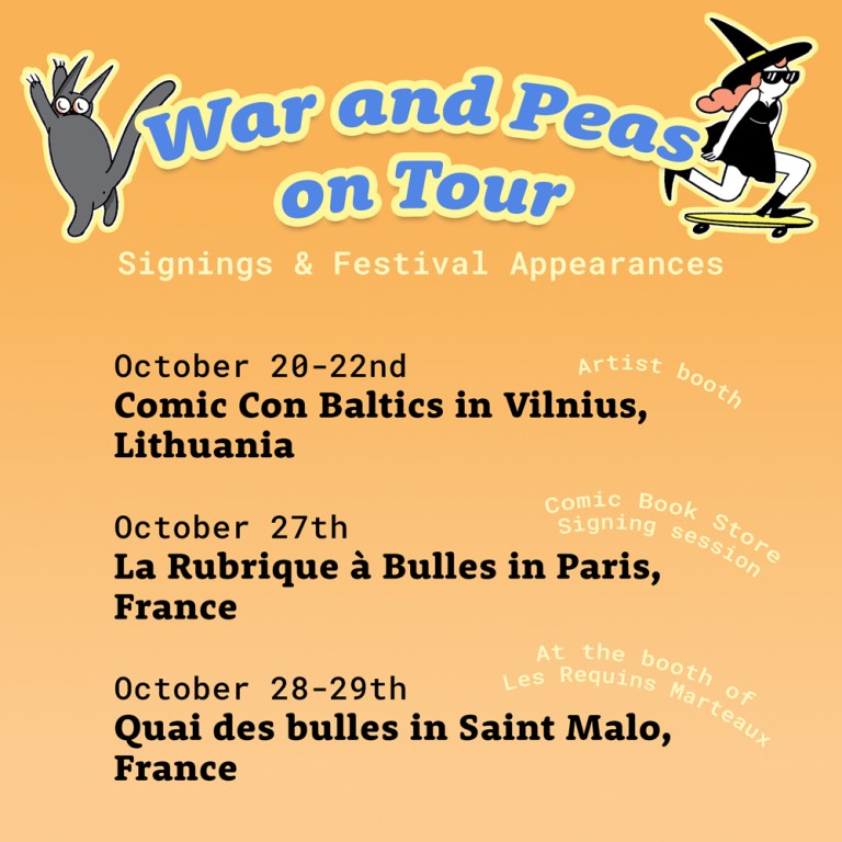 War and Peas in Lithuania and France