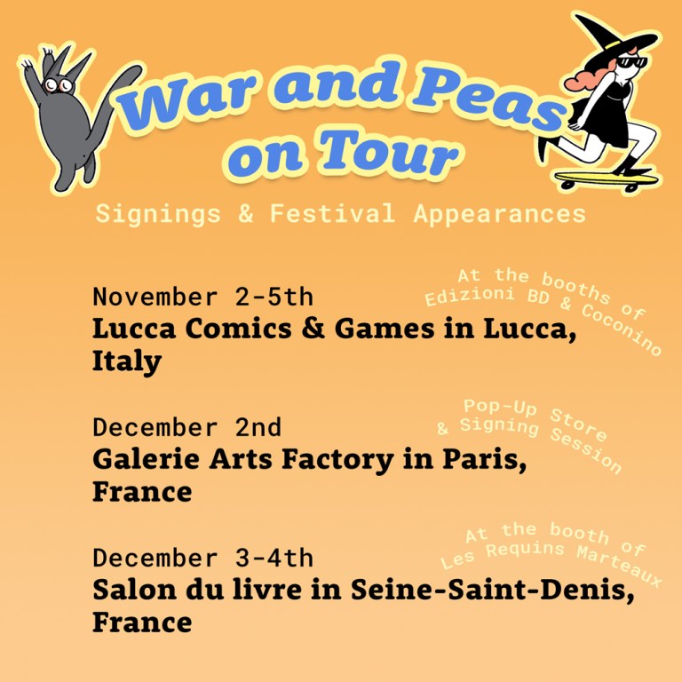 War and Peas in Italy and France